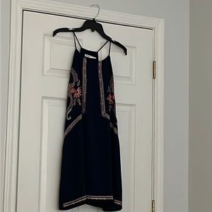 Blu Pepper size L navy  sleeveless mini dress